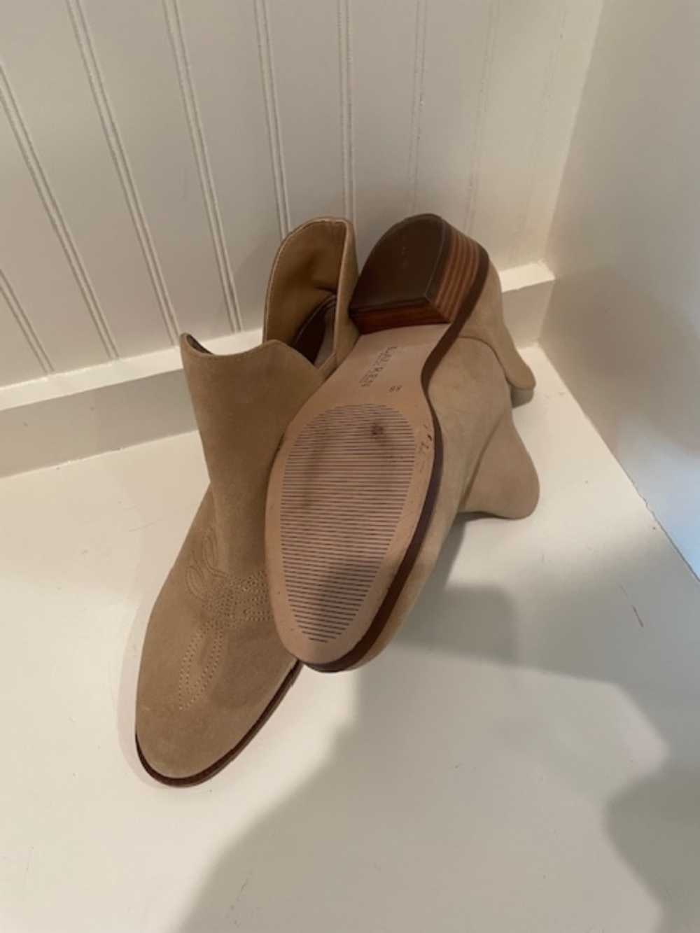 Suede Ralph Lauren Booties